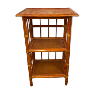 Rattan shelf