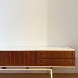 Teak and metal sideboard