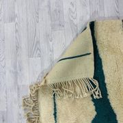 Tapis en laine fait main traditionnelle taille 100 x 200 cm