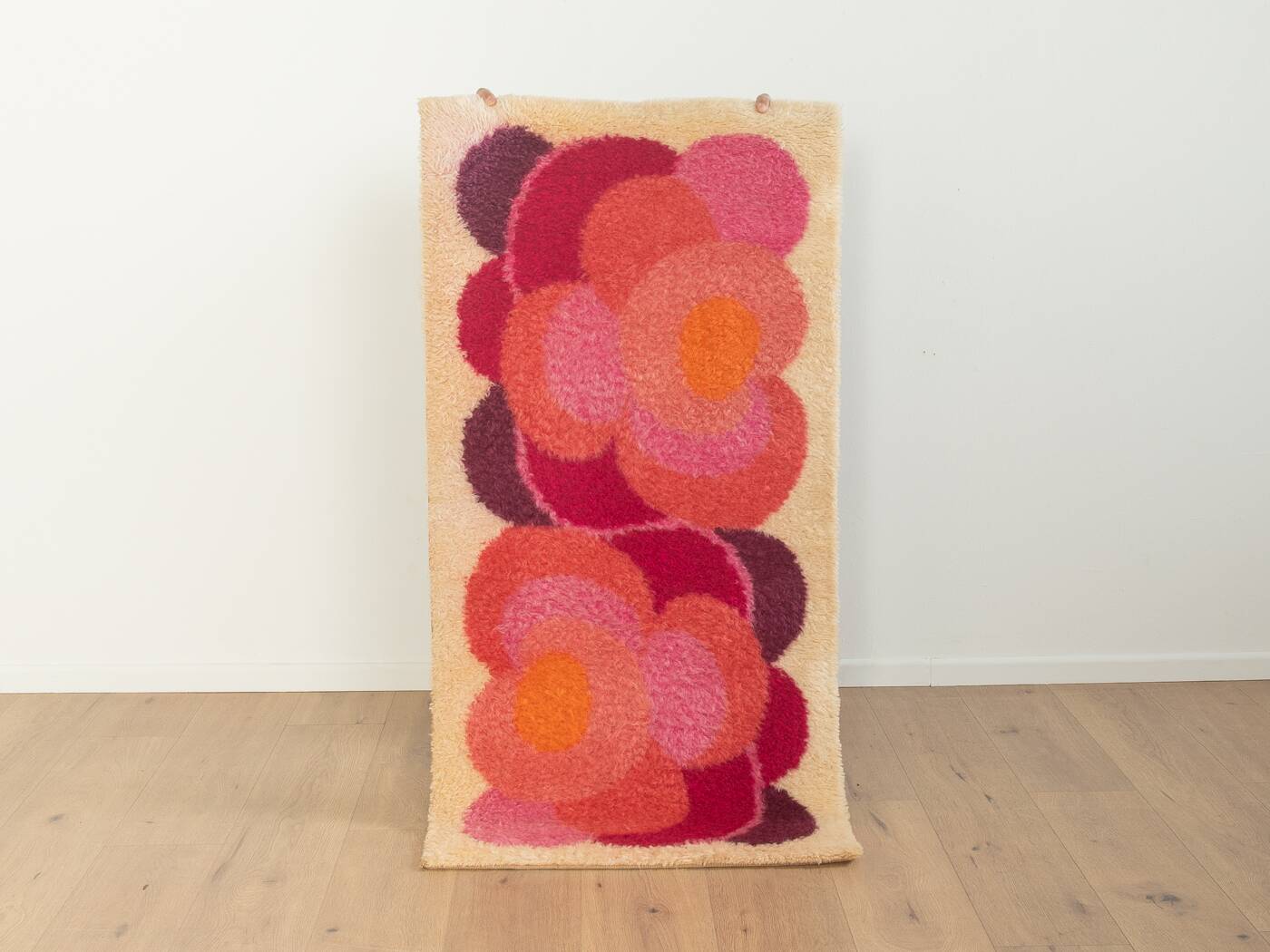 Desso Space Age carpet, 1970s, beige with berry tones