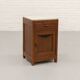 Dutch Art Deco Marble Bedside Table 1920s