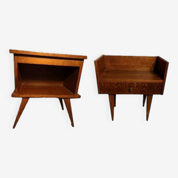 Pair of 50s bedside tables