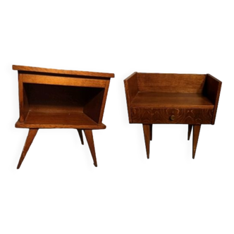 Pair of 50s bedside tables