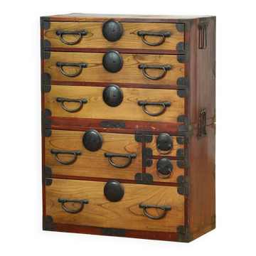 Commode Tansu japonaise, vers 1870