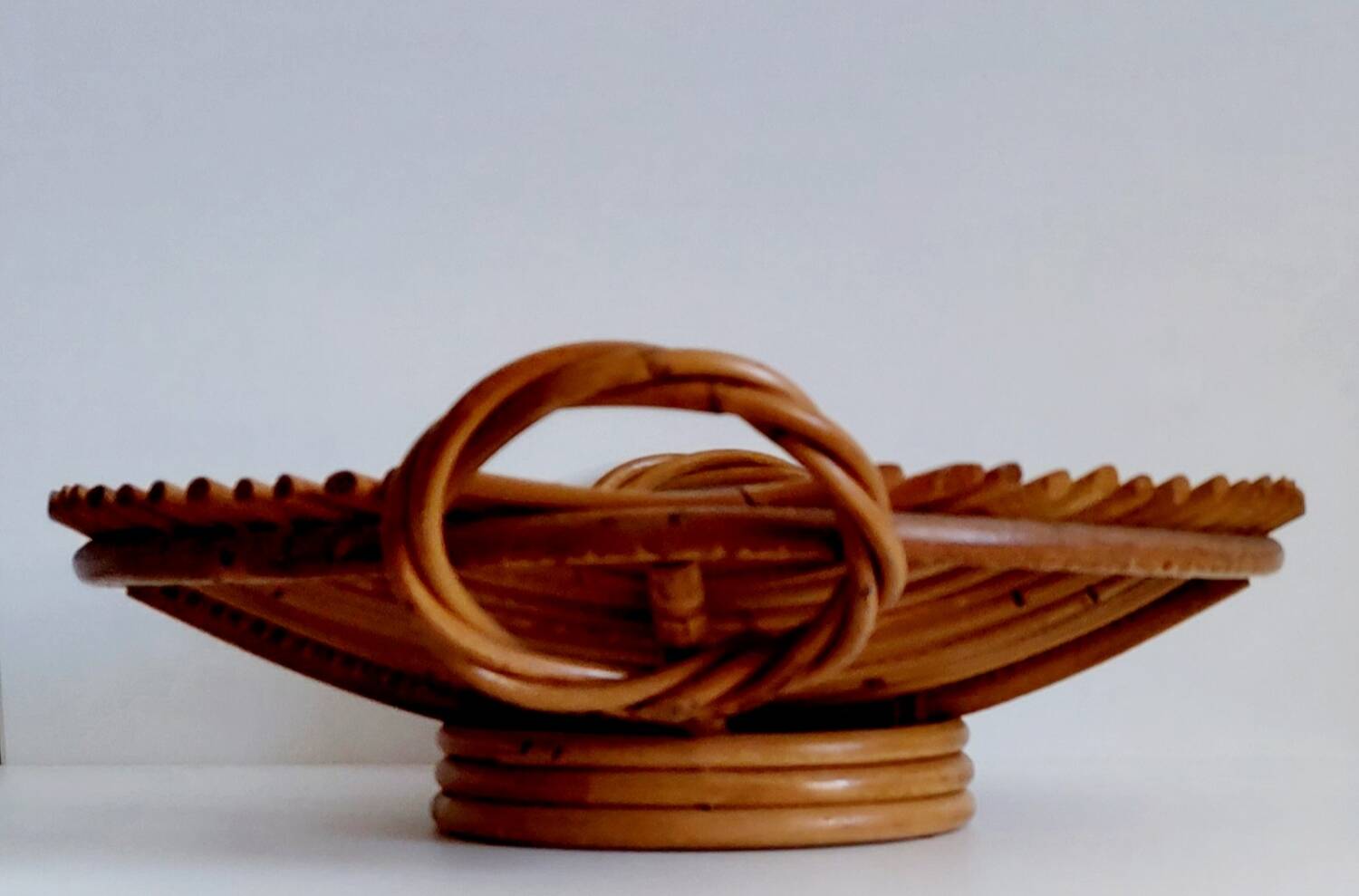 Vintage bamboo basket