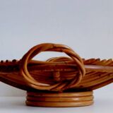 Vintage bamboo basket