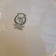 Orange Limoges porcelain plates