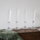 Lot de 5 flutes à champagne de bistrot, vintage
