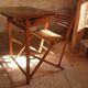 Foldable school desk from the 70s.