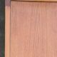 Table basse vintage en orme massif 1970