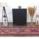 1970s Vintage Turkish Hand-Knotted Wool Cotton Red Runner Rug 89x282