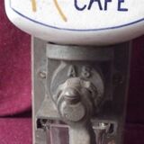 Old wall-mounted coffee grinder