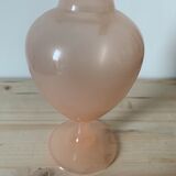 Pink opaline vase