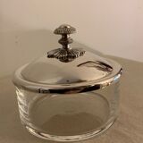 Christofle silver metal caviar service