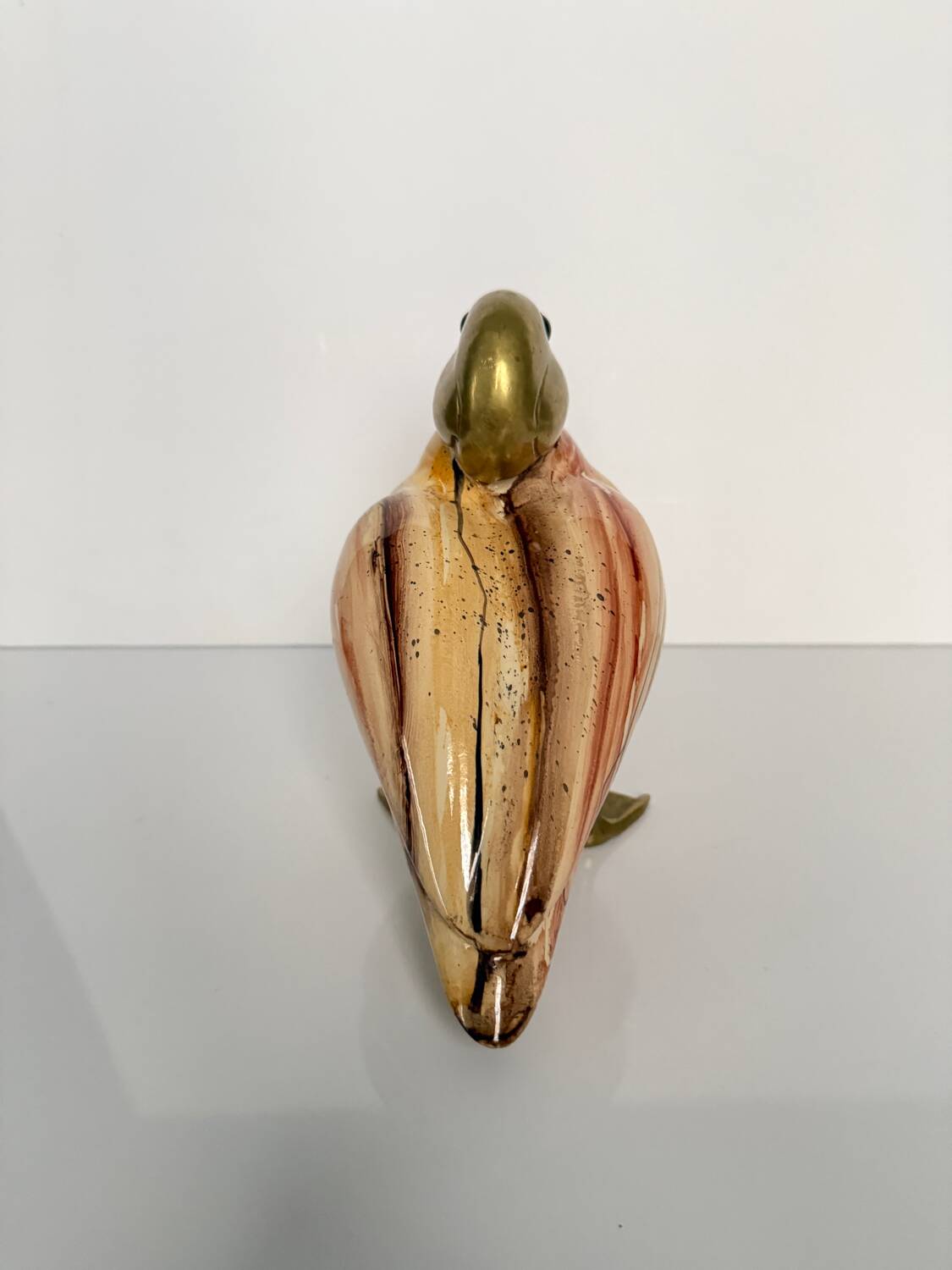 Large ceramic duck by Lancel