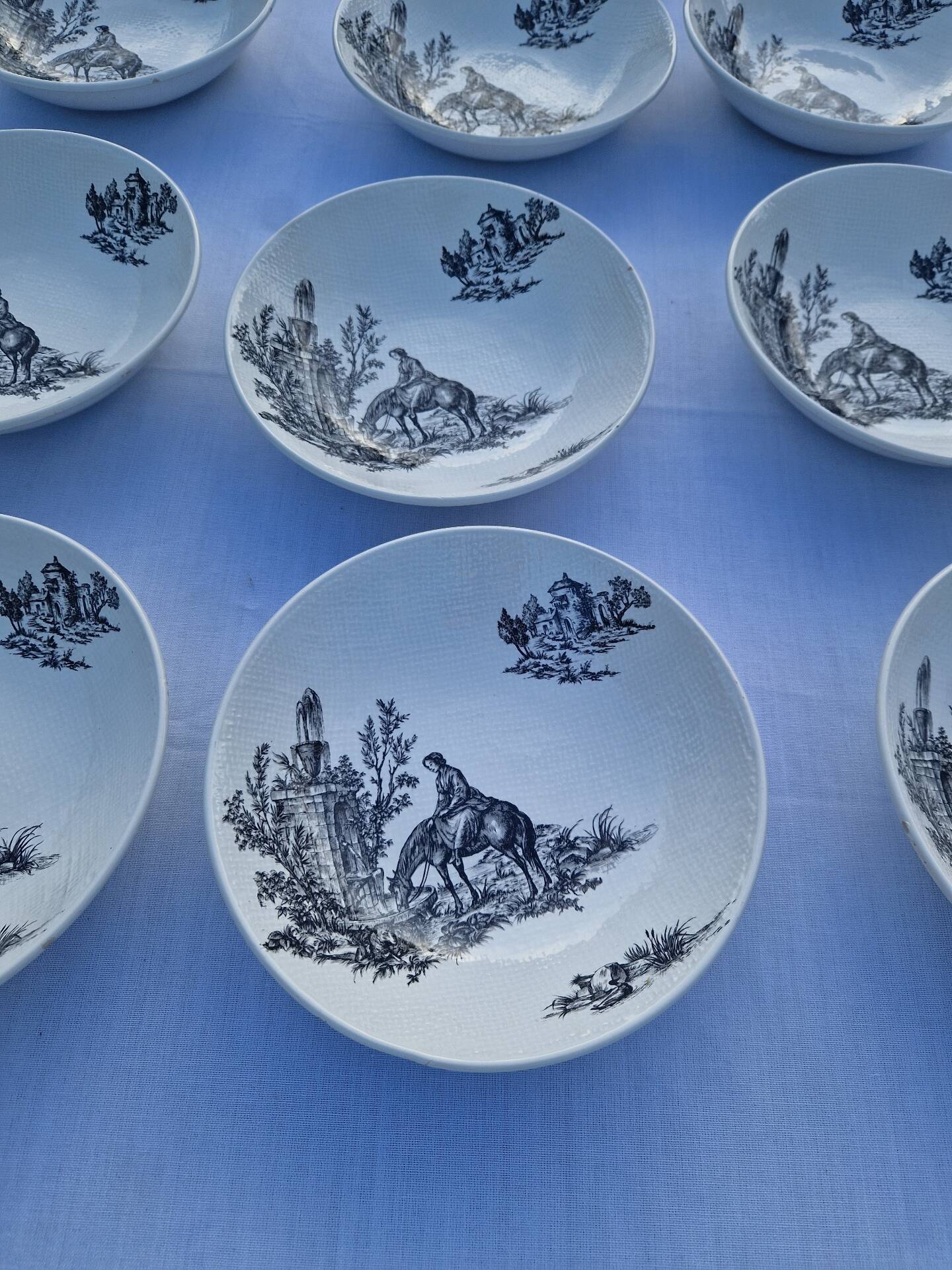 Assiettes Creuses Ou Bols Salins Modèle Pastorale