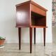 Table de chevet pieds compas vintage