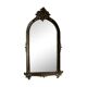 Baroque “trumeaux” mirror in carved solid wood.