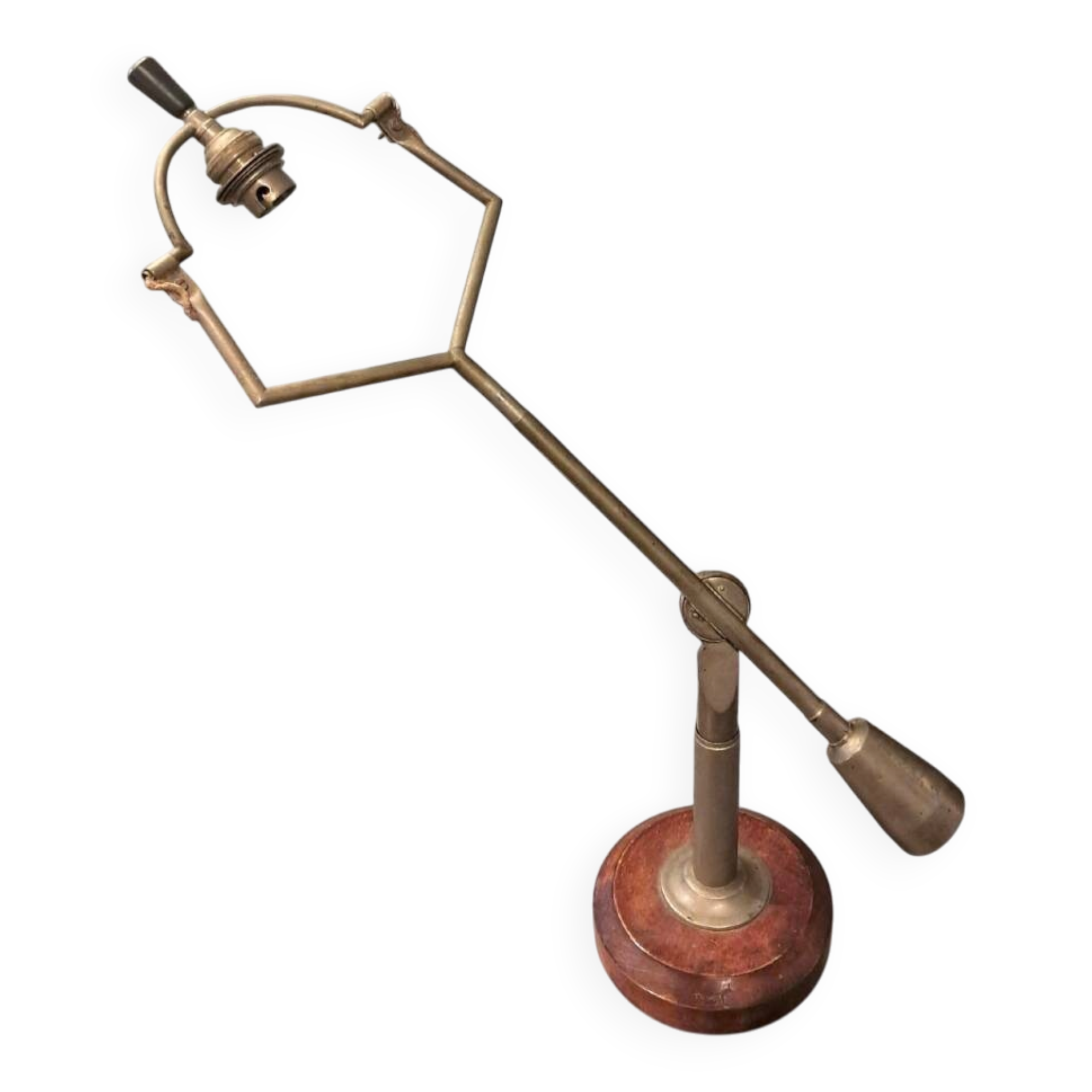 Edouard-Wilfred Buquet, balance lamp, 20th century