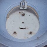 50s Japy workshop clock 8 days in sheet metal in its oak crate