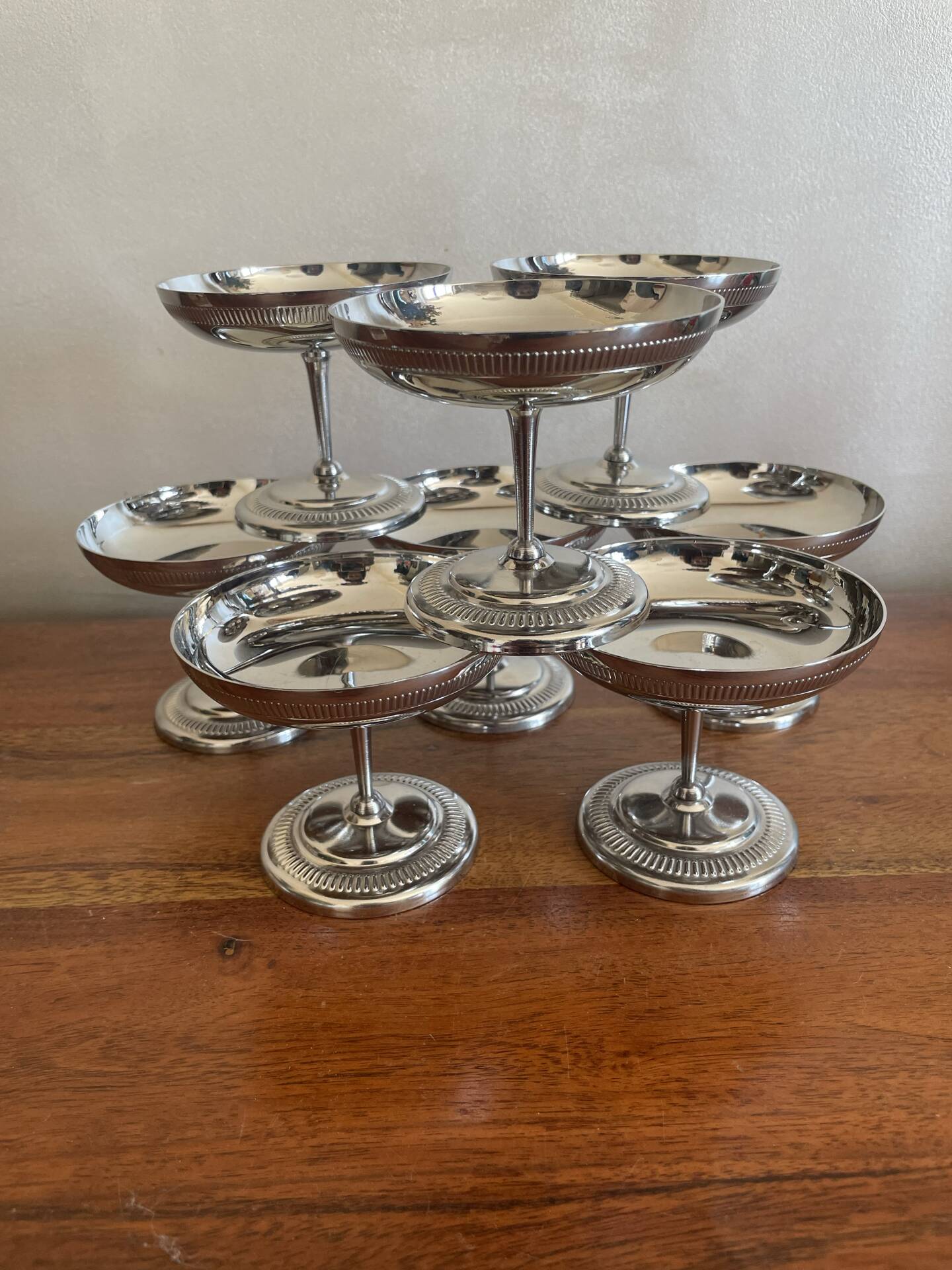 Art Deco ice cream bowls