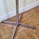 Vintage chrome metal coat rack, 70s-80s