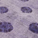 Hand-knotted antique oriental 1970s 216 cm x 320 cm purple carpet