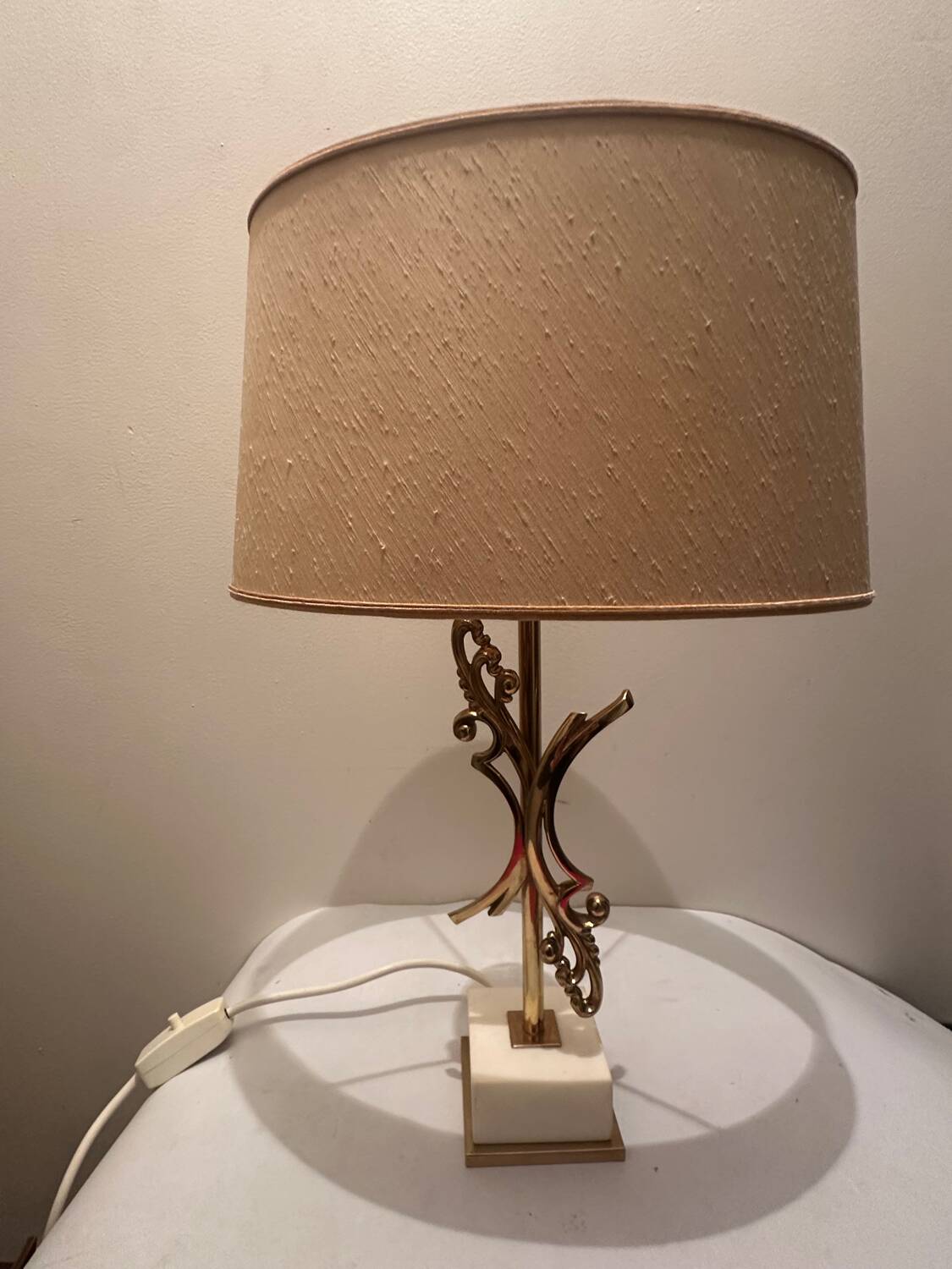 Naturalistic decorative lamp attributed to Maison Charles/Jansen.