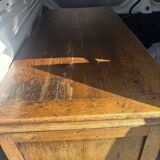 Antique oak sideboard – Carved – Very good condition