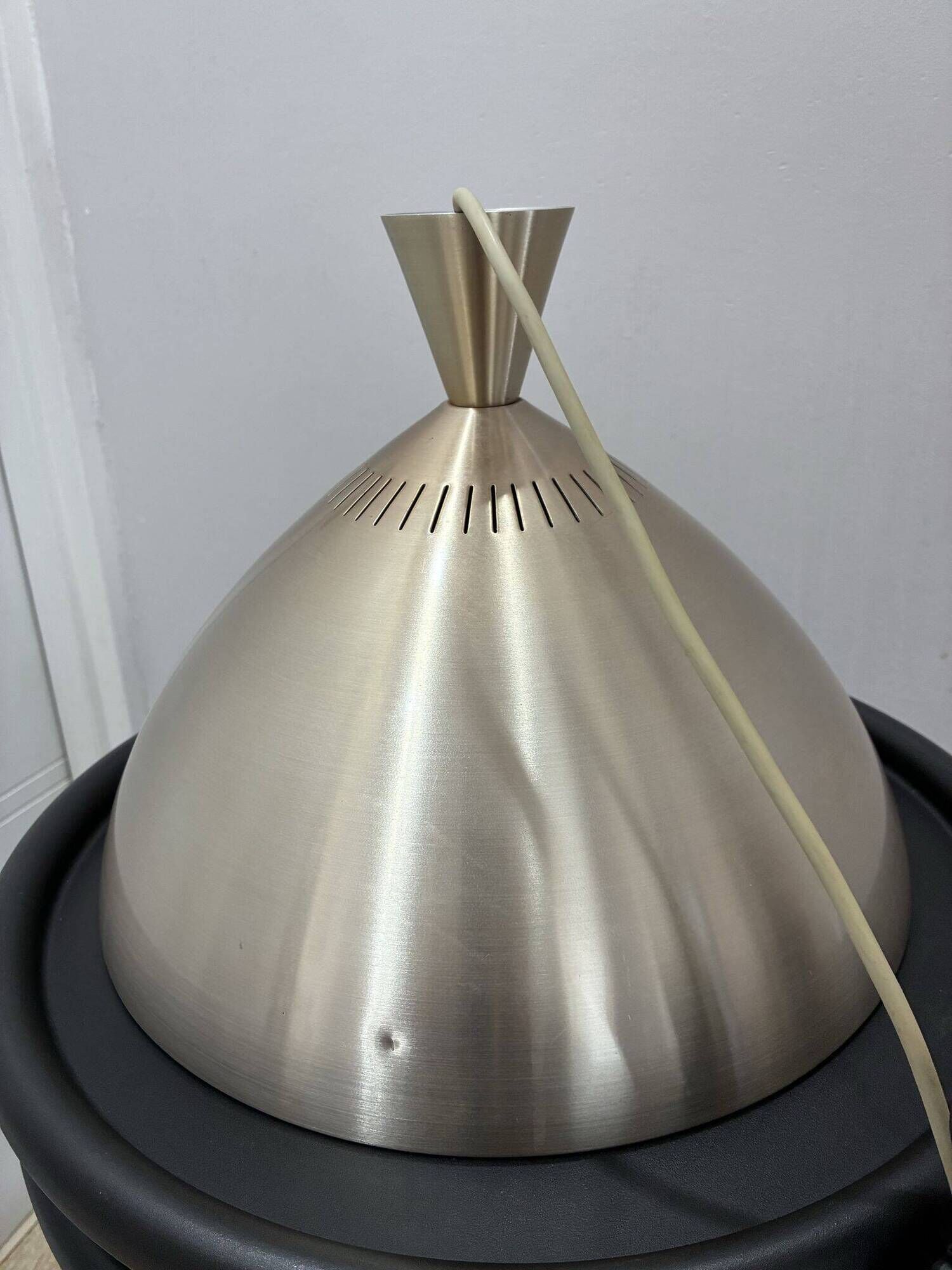 Lyfta Diabolo pendant lamp with radial perforation, 1960s
