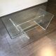 Coffee table 70/80 plexi and glass top