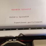 Olympia Splendid typewriter