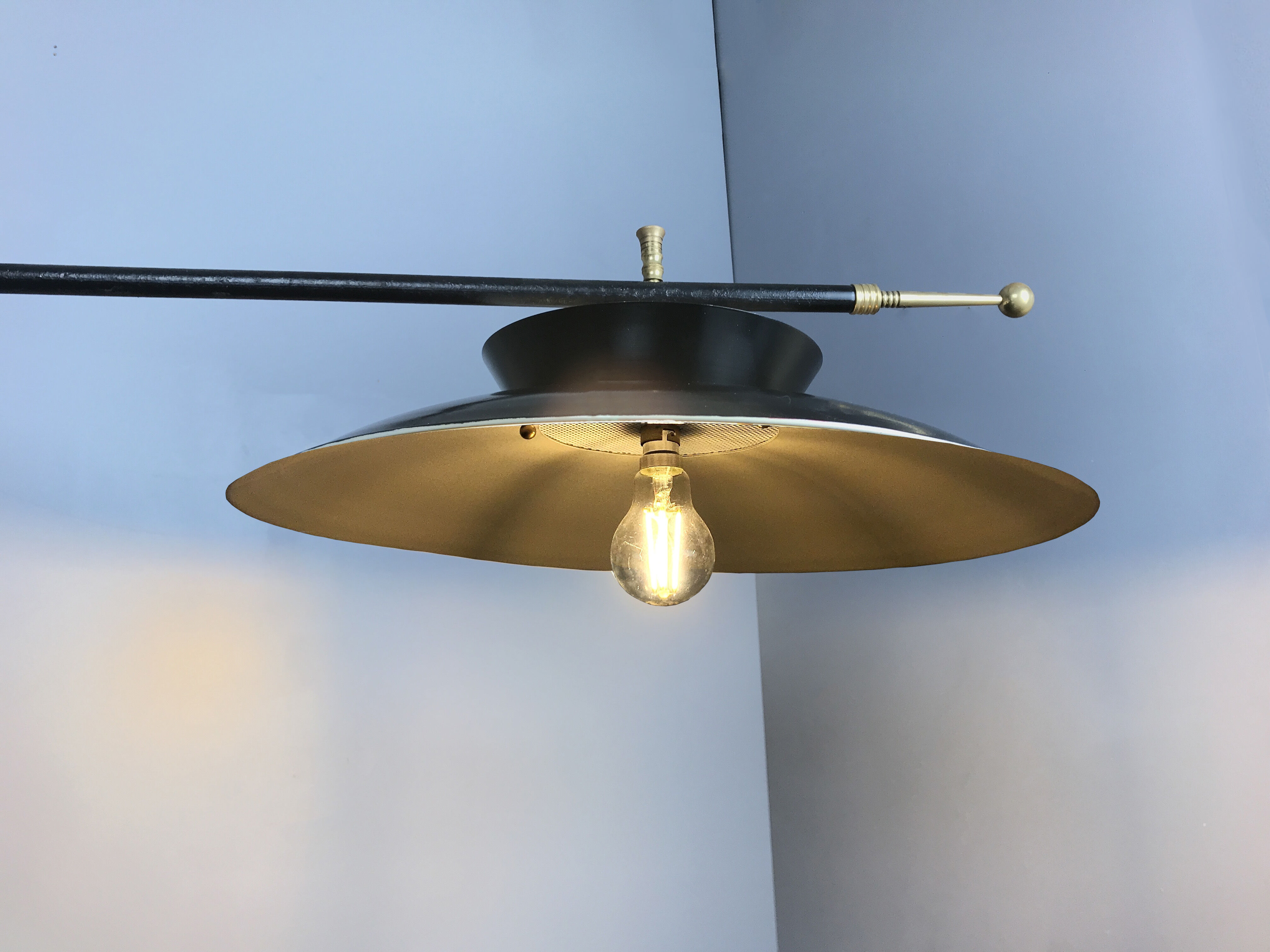 Arlus stem Wall lamp circa 1950