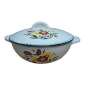 Antique soup tureen KG Lunéville Eaubonne hand-painted