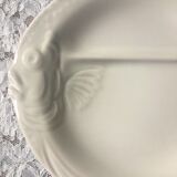 6 vintage fish plates