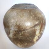 Signed Raku vase
