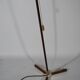 Lampadaire Micheline à trépied en teck et laiton par JT Kalmar pour Kalmar, années 1950