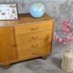 Scandinavian compass foot dresser