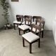 Set of 6 brutalist chairs from the 1940s