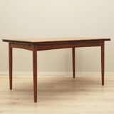Table en palissandre, design danois, années 1970, production : Danemark