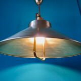 Brass pendant light by Frits Schlegel for LYFA Denmark 1967