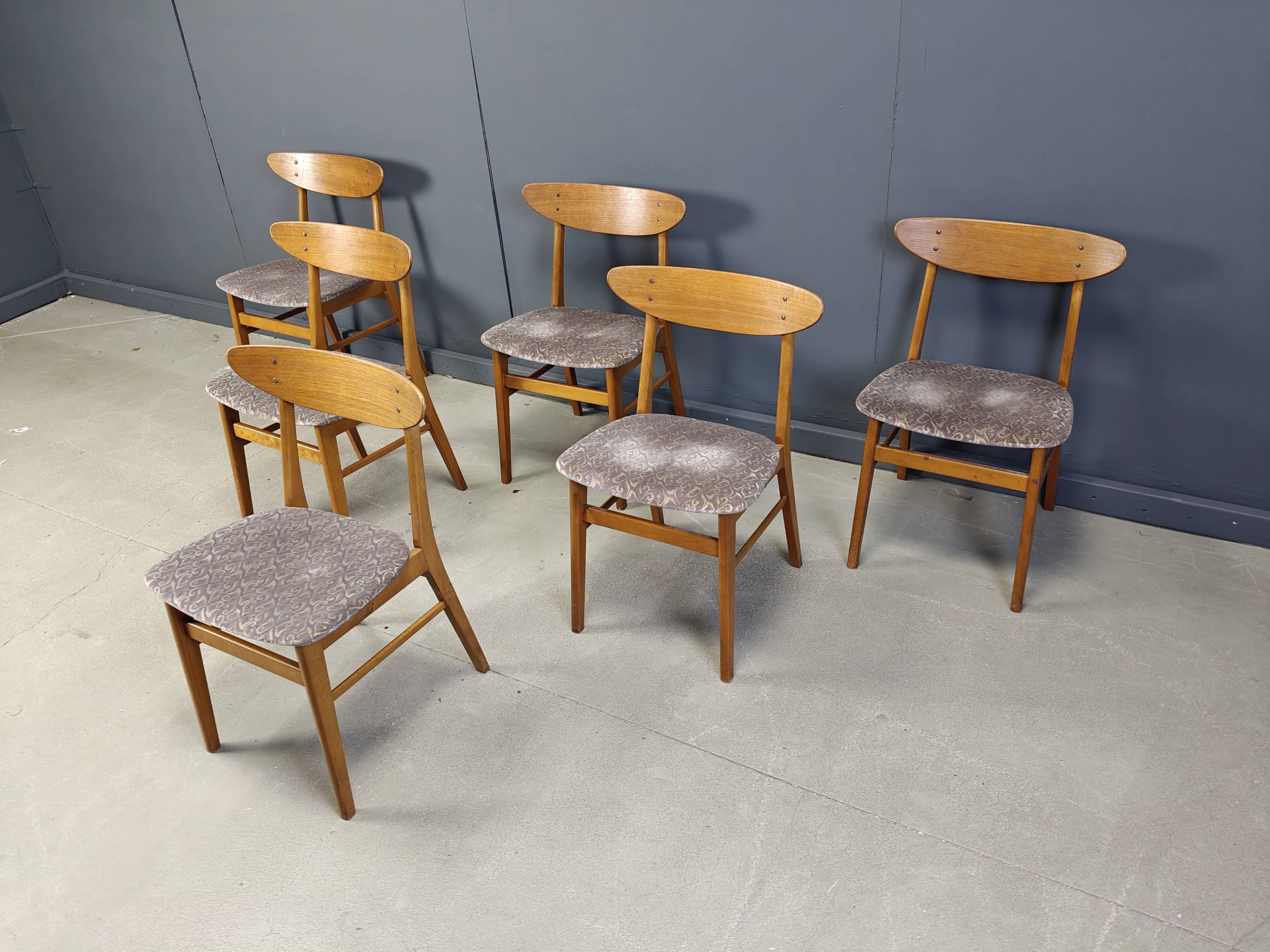 Farstrup Mobler dining chairs, set of 6 - 1960