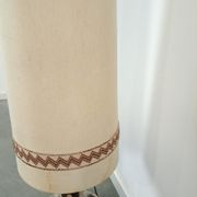 Lampe en céramique marron de Besigheimer Leuchten avec base éclairée