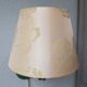 Metal wall lamp with fabric lampshade 1980