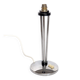 Lamp base with 3 chrome tubes