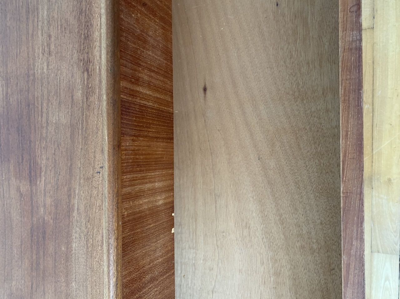 Scandinavian style chest of drawers in vintage teak