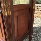 Mahogany Showcase - Bronze Golden Style Louis XVI