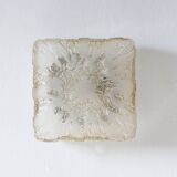 Mid-Century Modern Sconce in Glass and Steel, 1960s