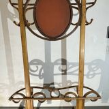 Double porte manteau miroir bois courbé par michael thonet gebrüder / freres, 1888