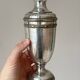 Pair of antique silver-plated vases